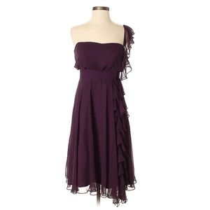 Jim Hjelm Occasions Dark Purple Cocktail Dress